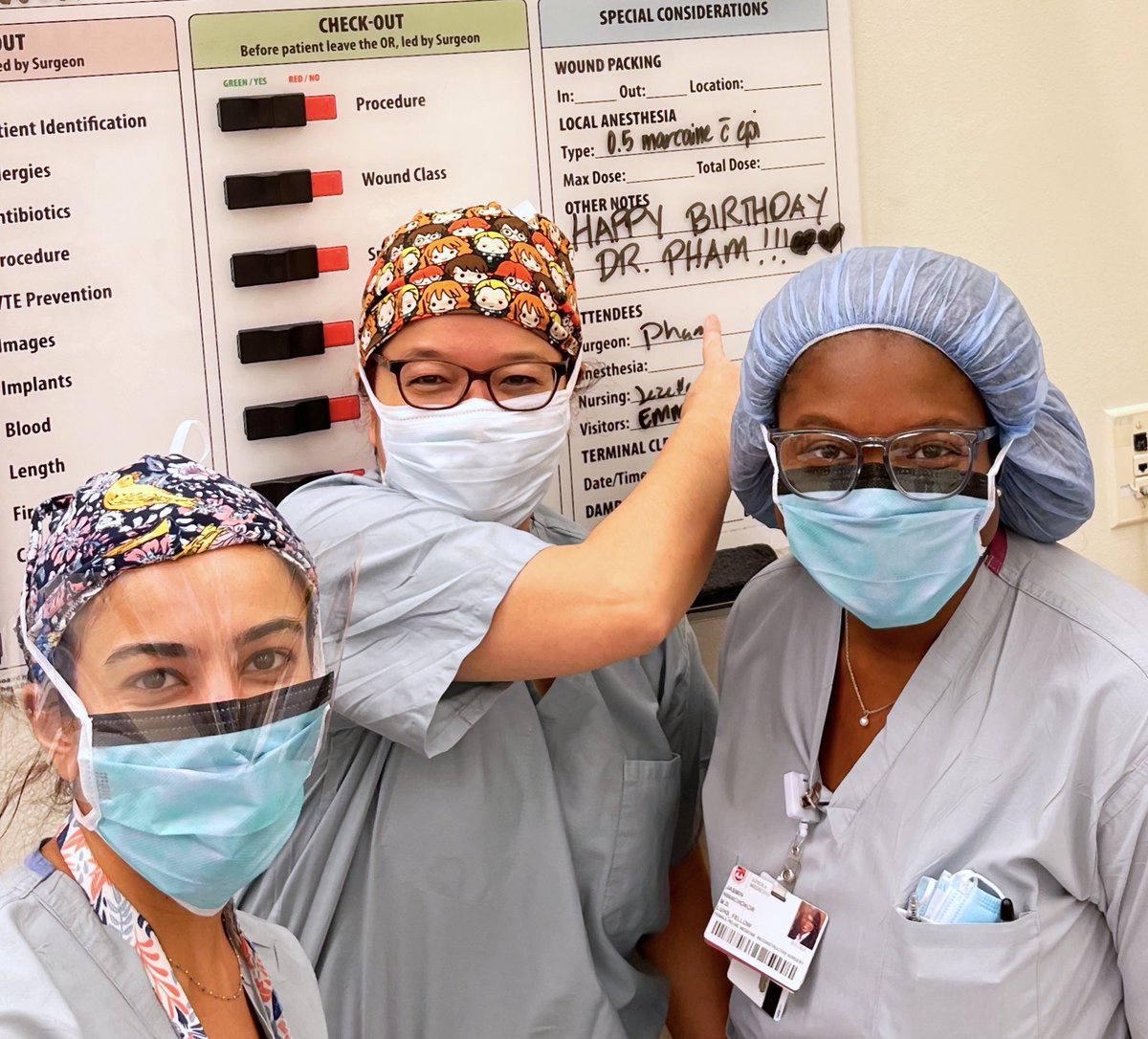 Spotlight on Dr. Pham, #LoyolaFPMRS PD and task-master. 3 questions: 1) how are you celebrating? The best way I know how- spending the day in the OR doing vaginal surgeries 👩🏻‍⚕️then running home to my family. 👨‍👩‍👧‍👦. The best of both worlds! 1/3 🧵