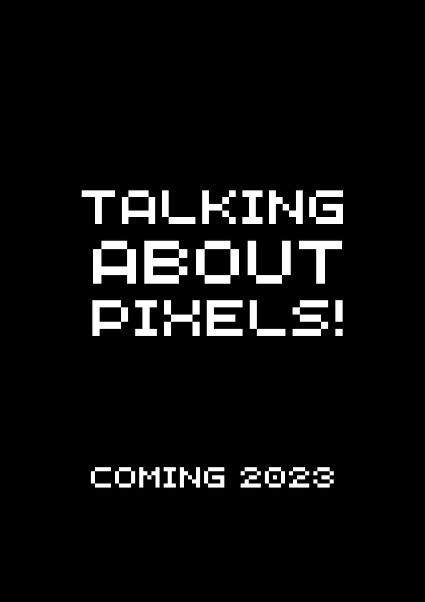 CarlosIese's tweet photo. Get prepaid to ask some questions about the history of pixels. #TalkingAboutPixels comes to YouTube and Vimeo on March 2023. https://t.co/Wkd5mpq0Pa