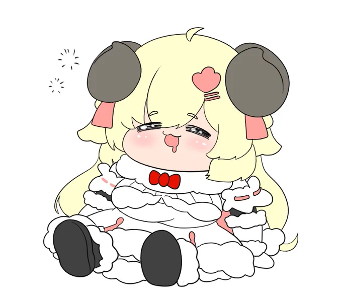 #つのまきあーと #ししらーと よしよしよし 