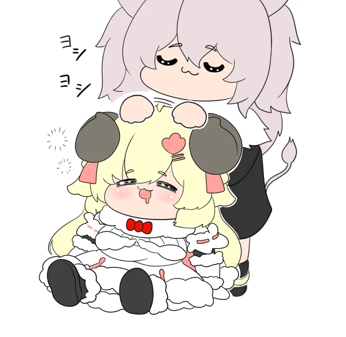 #つのまきあーと #ししらーと よしよしよし 