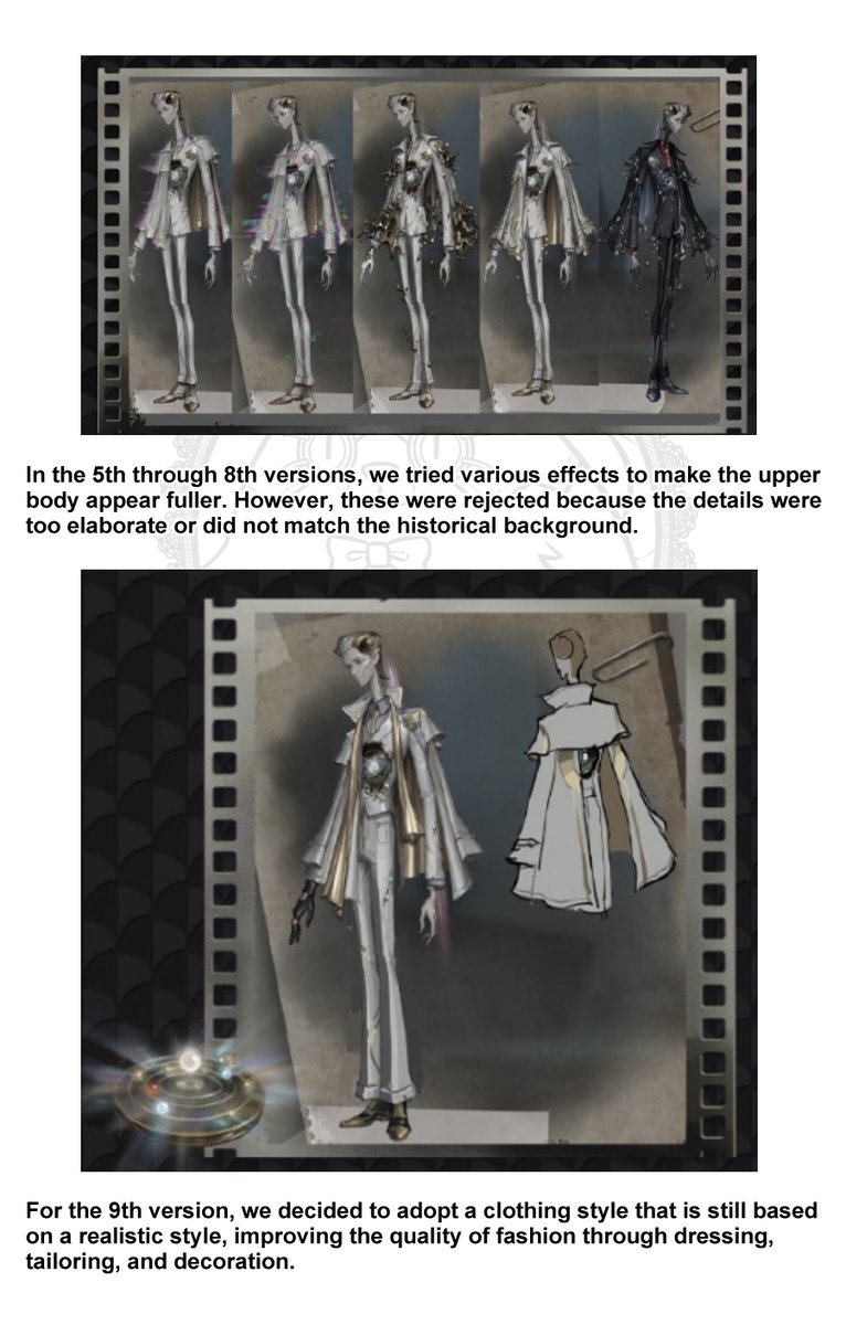 Design Process - COA Costume No.1] -Continuation- ▽ Wu Chang - S