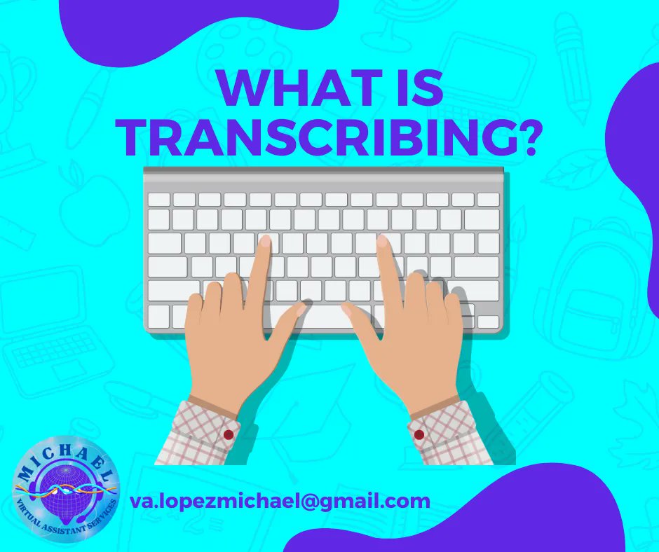 va_lopezmichael's tweet image. Transcribing is the process of converting spoken or audio content into written or text form through manual or automated methods. #transcribing #transcription #audioToText #transcriptionServices #virtualassistantservices #virtualassistant #michaelvirtualassistantservices