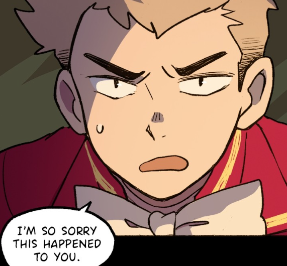 macatchaa's tweet photo. [marionetta] he literally looks so anxious in every panel where he tries to reassure &amp; comfort julia It makes me sad , He is doing his best and i support him. go Guy https://t.co/KGfM2iCL8B