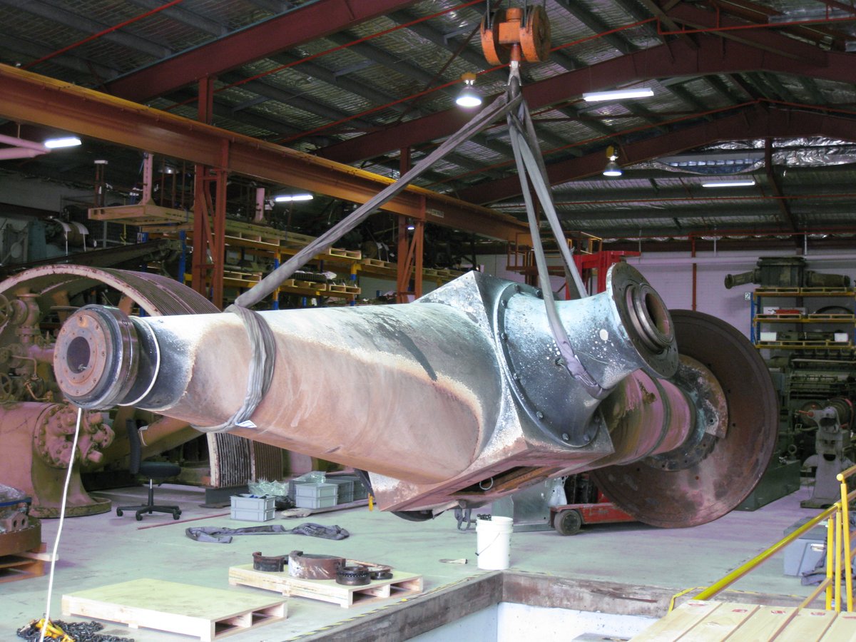 GMT21stC's tweet photo. The retrieval of fire-affected 19thC remains was achieved in Nov 2008. Those parts would be assessed &amp; later rejoin the unwanted parts (from an earlier Mt Stromlo upgrade) that had already been collected by the museum in 1984. And  21stC #telescope restoration project began... https://t.co/BVCK8VIs4h