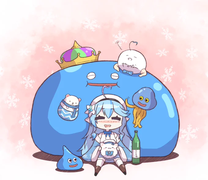 ゆっくりお休み中ラミィちゃん#LamyArt 