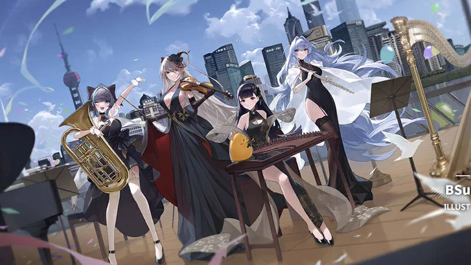 春節イベントの新規ロード絵です。↓続く#アズールレーン 