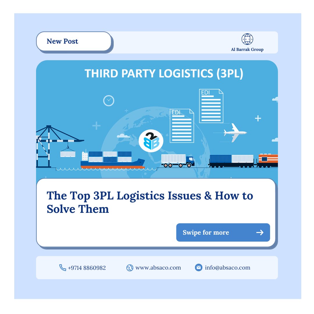 ABSAGroup1's tweet photo. #3pl #Thirdparty #logistics #issues #solve #thirdpartylogistics #Transportation #supplychain #supplychainmanagement #automation #inflation #shipping #maritime #increasingprices #integration #RealTime https://t.co/TgohRO0baL