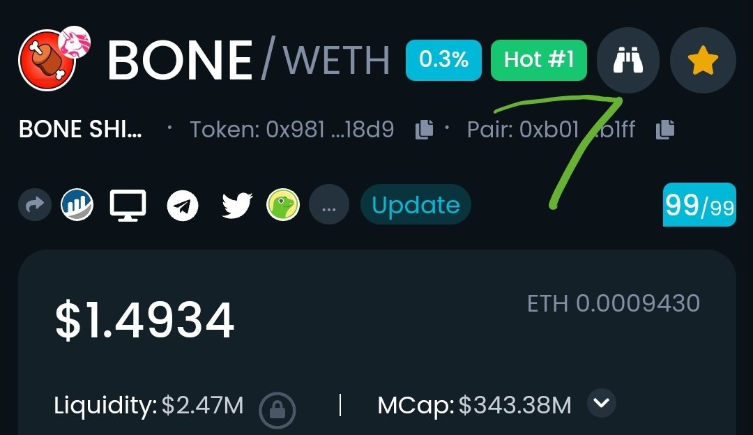 army_shiba's tweet photo. Wow! $BONE is pumping and it is trending Number 1 on #Dextools! 🔥 https://t.co/RseOjtcxYE