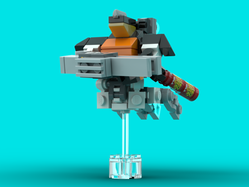 Returnethtobase's tweet photo. Update to the HT-01SR Ruschia Nana, the space ready variant of the Ruschia. Revamping the backpack allowed for the legs to fully fold back which consolidates all the thrusters for a cruise mode for increased acceleration. #Lego #MFZ #mf0 #mecha https://t.co/ndBtncV0E9