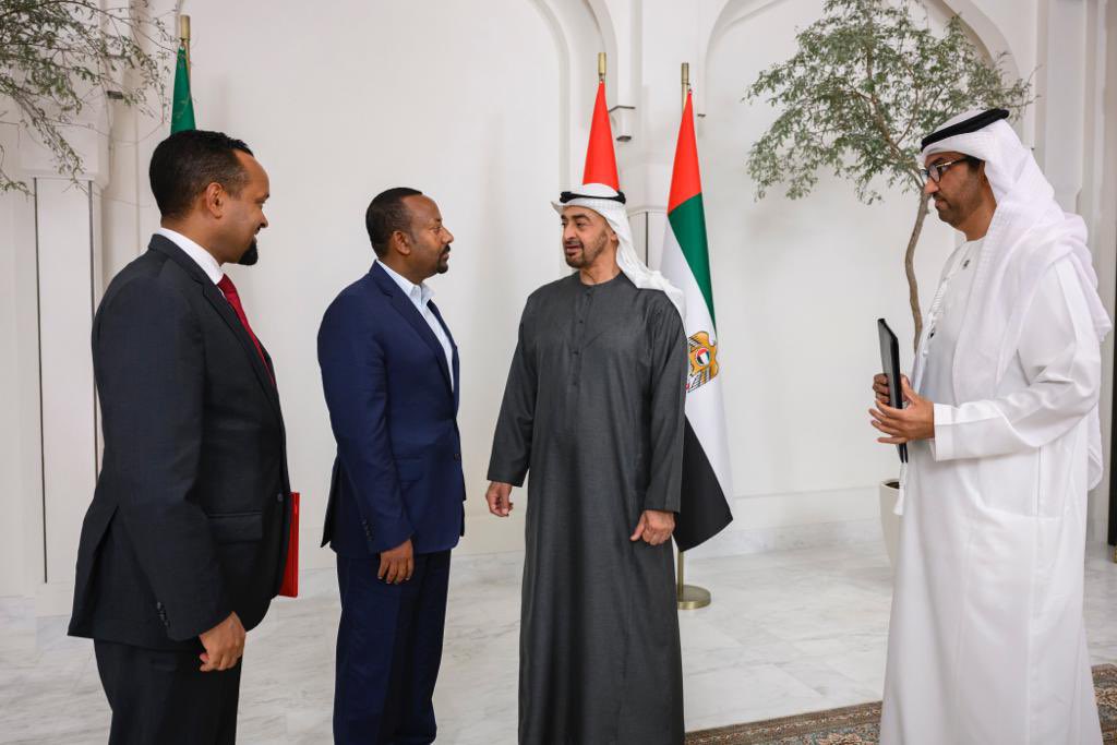 AbiyAhmedAli's tweet photo. Pleased to see the signing of a Joint development agreement (JDA) between the Government of Ethiopia and Masdar to develop two solar photovoltaic plants, with a combined capacity of up to 500 megawatts in Ethiopia. Ethiopia has unparalleled renewable energy resources.1/2 https://t.co/6LlTONcNA0