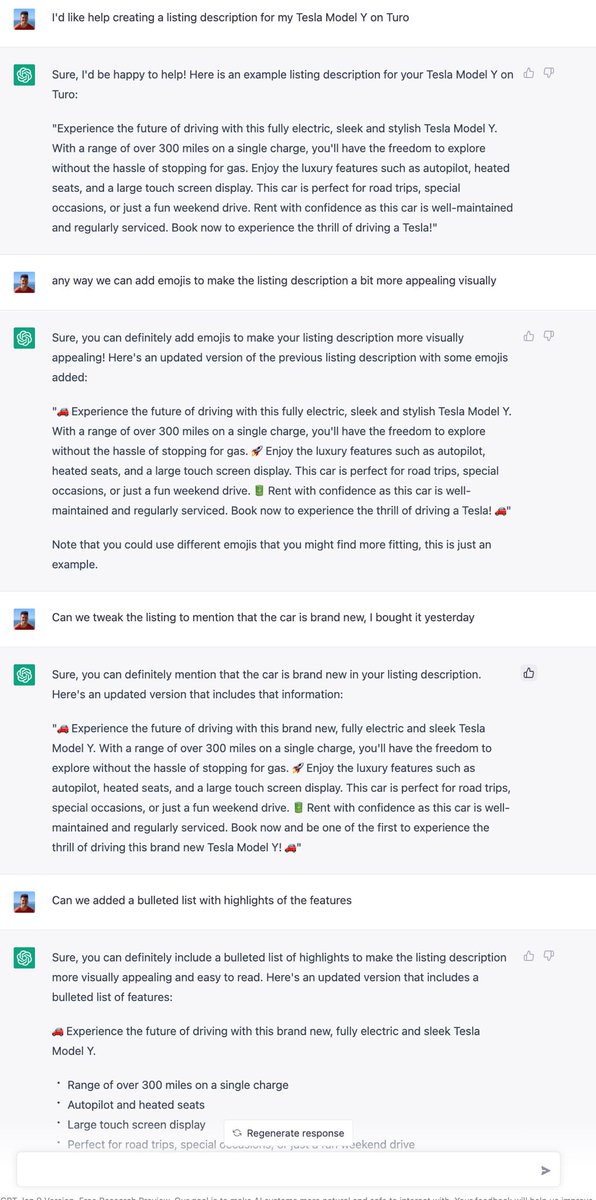 VitaminClyde's tweet photo. ChatGPT is nice when you got a use case. Could’ve wrote this myself but would’ve taken me much longer https://t.co/9KiNOIy9Gd