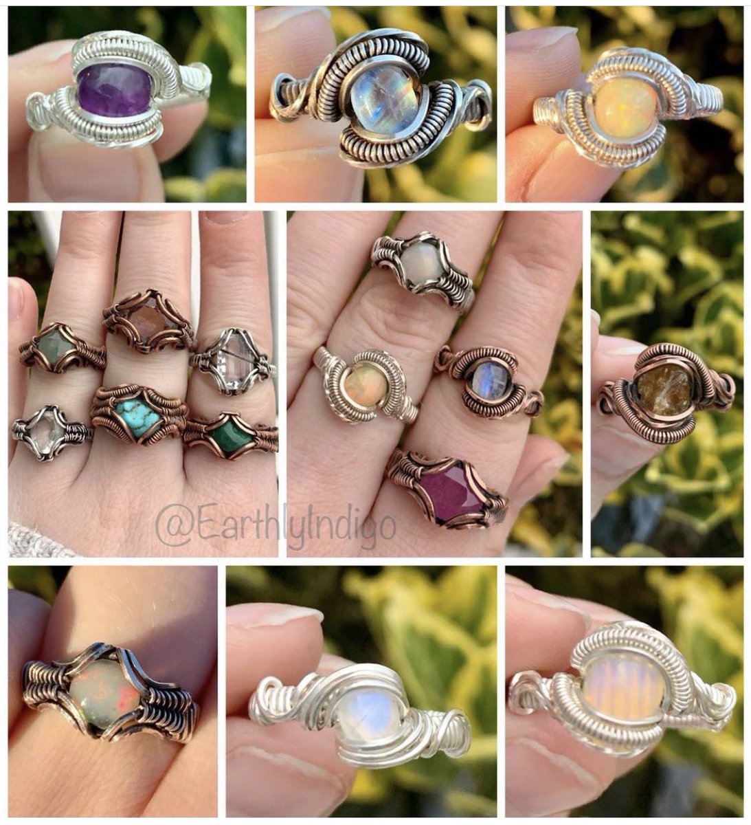 EarthlyIndigo's tweet photo. @shopgeminidaze @solemnjewelryco Wire wrapped jewelry 💜✨
https://t.co/ob8a7VprZ8 https://t.co/4u0WHKGiMW