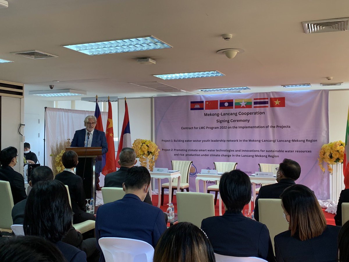 Niall O'Connor (@oconnorniall) on Twitter photo Launching new Mekong Lancang water and climate projects with excellent partners of ONWR @ONWR and ERIC of <a href="/ChulalongkornU/">Chulalongkorn U.</a> to support climate smart water tech and youth engagement in water sector. <a href="/SEI_Asia/">SEI Asia</a> <a href="/SEIresearch/">SEI Research</a> Launching new Mekong Lancang water and climate projects with excellent partners of ONWR @ONWR and ERIC of <a href="/ChulalongkornU/">Chulalongkorn U.</a> to support climate smart water tech and youth engagement in water sector. <a href="/SEI_Asia/">SEI Asia</a> <a href="/SEIresearch/">SEI Research</a>