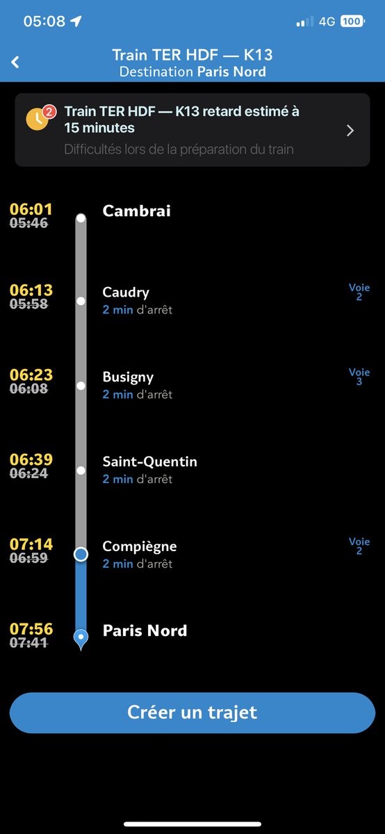 Et encore un retard pour bien commencer la journée 😤 Difficulté lors de la préparation du train ? Le conducteur est en retard comme d’habitude oui… On en a marre <a href="/TERHDF/">TER Hauts-de-France</a> Et demain ça va faire grave alors que ça fou rien de l’année… 👏🏼