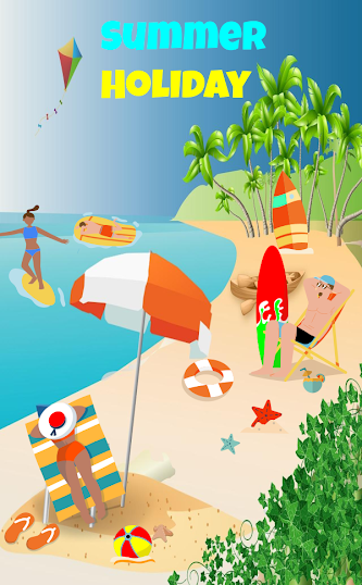 Summer Graphic Design Proje...  trtenaera.blogspot.com/2023/01/summer… Kia Ora, anei taku Summer poster.