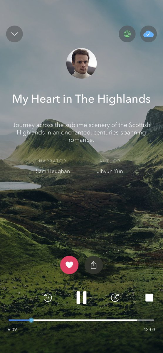 Soooo anyone fancy <a href="/SamHeughan/">Sam Heughan</a> reading you a story on the <a href="/calm/">Calm</a> app?

Well then. Get comfy &amp; settle in to the deep, dulcet tones of #SamHeughan. 🙌🏼

Thanks Sam. 
Said everyone.

calm.com/player/Wycv6M3…