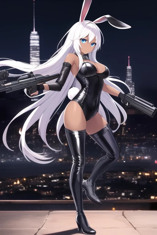 NovaBiotech's tweet photo. Meet Jada. She is one of the successful subjects from #ProjectEdenPV in which we strove to enhance humans with animal capabilities. She may look sweet and sexy but Jade won't hesitate to put a bullet between your eyes. https://t.co/iYLpcNwntV