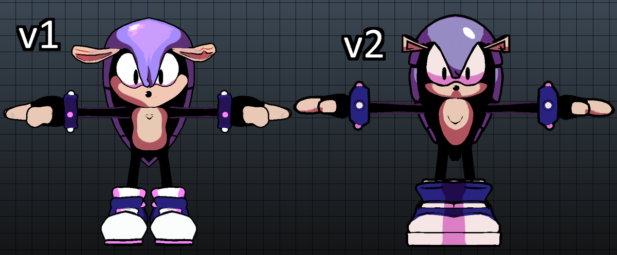 here's a comparison between v1 and v2 of my mighty .zip model