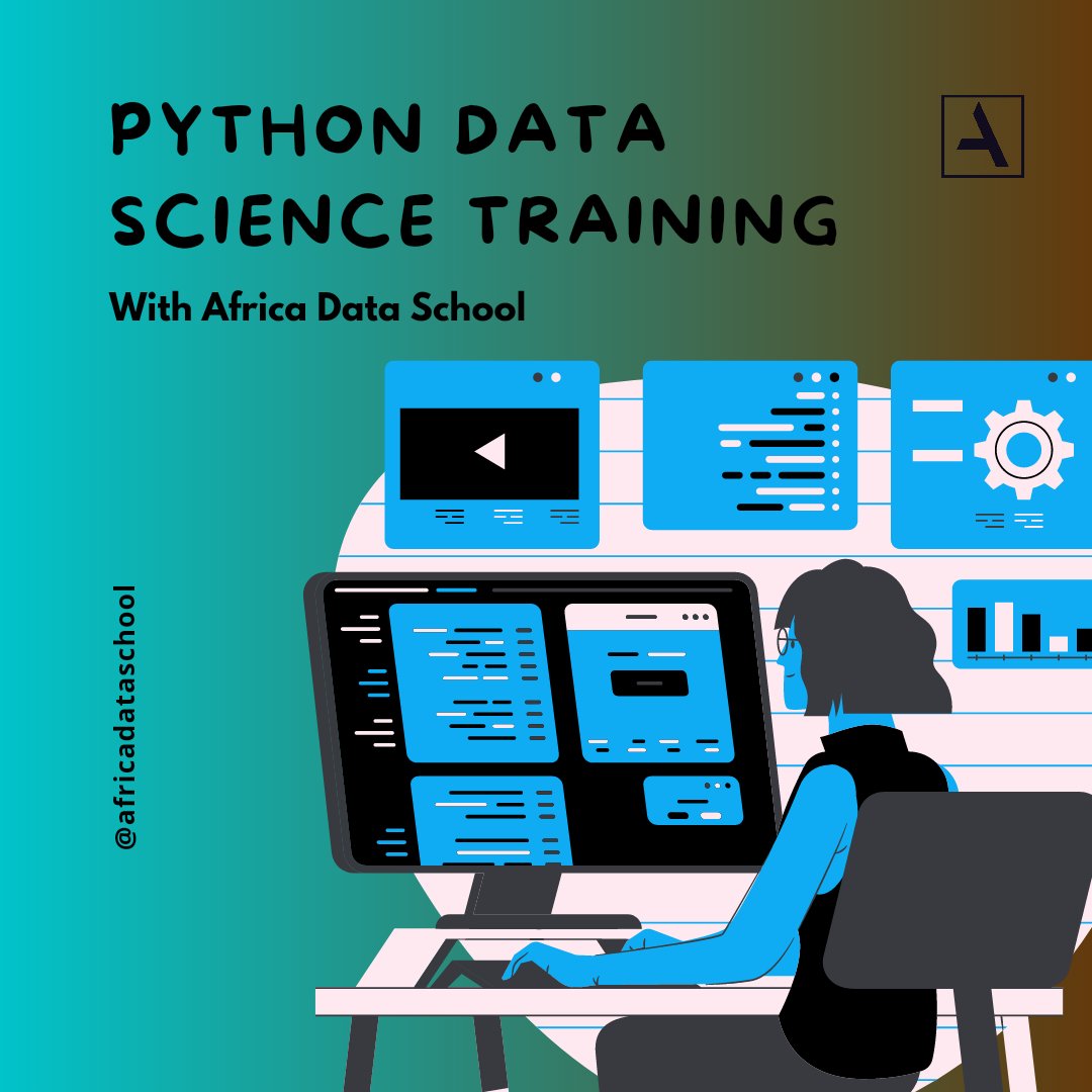 AfricaDataSch's tweet photo. Explore the infinite possibilities that come with learning Data science. Enroll today for the Data science program @africadataschool.
February cohort intakes are Ongoing.
#DataAnalytics #datasscience #MachineLearning #100DaysOfCode https://t.co/0VNA2zVvRB