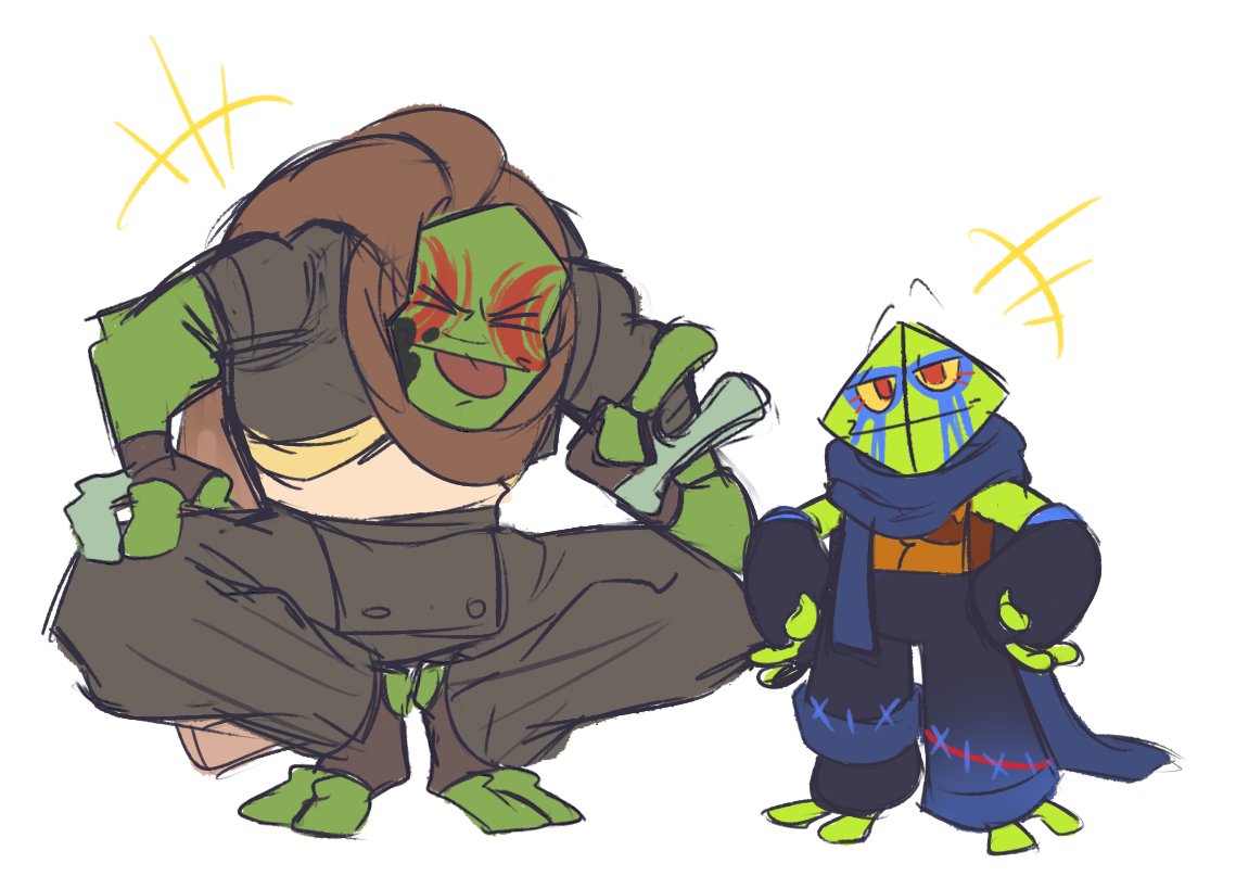 HOLY SHIT GUYS IT'S TV INK AND PYRAMID ERROR!!!!!!!! #rottmnt #rottmntfanart