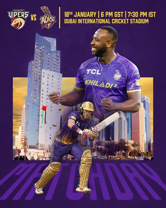Image from Abu Dhabi Knight Riders (@ADKRiders)