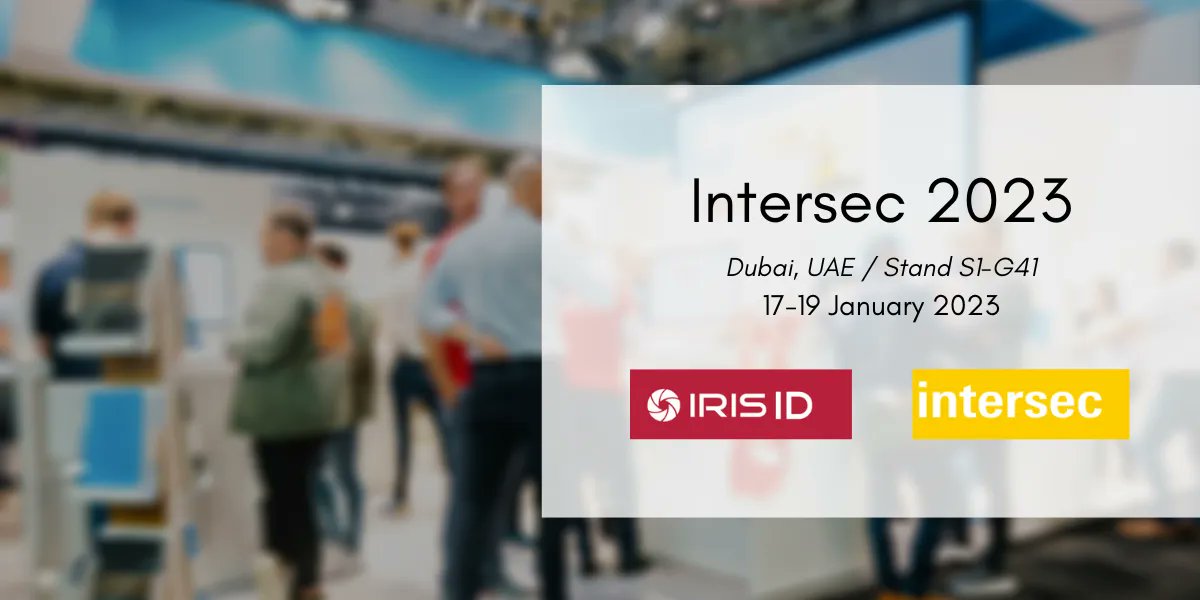 We're ready for day two of the #intersecexpo in Dubai! Make sure to stop by stand S1-G41 to learn how #IrisRecognition can improve operations in #AccessControl, Time &amp; Attendance, National ID, Transportation &amp; #Immigration, and #PublicSafety &amp; Justice.

buff.ly/3WblE4p