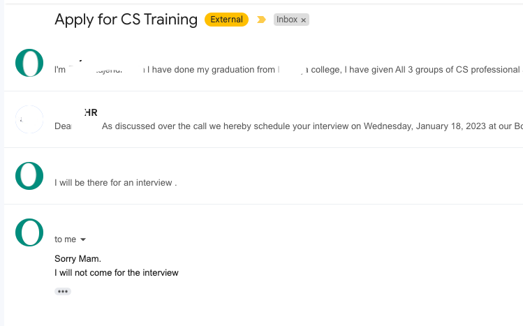 FCSJigarShah's tweet photo. The curios case of wasting time for hiring Management Trainees. One of the reason, IMO, why trainees are not getting paid higher is the lack of seriousness about the work.
#CSTwitter #CSTraining https://t.co/PT4HmSdyFu