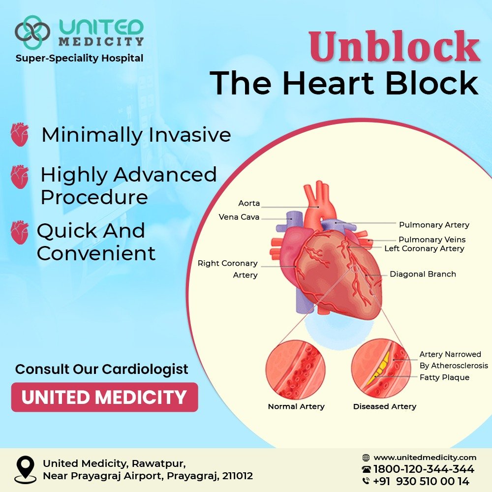 UMedicity's tweet photo. #Heartblocks occur when the #electricalimpulses that control the #heart's rhythm are interrupted. It’s the most serious #disease & sometimes a #medicalemergency.
If any one around you facing the issue then it must be #treated at right time.
Call us at: 9305100014
#unitedmedicity https://t.co/LoG48gffvS