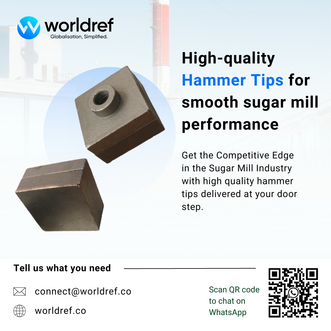 world_ref's tweet photo. Seeking affordable hammer tips of great quality?
100+ trusted brand hammer tips for your equipment in budget.
𝗘𝘅𝗽𝗹𝗼𝗿𝗲 𝘀𝘂𝗴𝗮𝗿 𝗺𝗶𝗹𝗹 𝘁𝗼𝗼𝗹𝘀 𝗮𝗻𝗱 𝘀𝗽𝗮𝗿𝗲 𝗽𝗮𝗿𝘁𝘀: https://t.co/8mEiUH8ydI
#sugarmill #hammertips #globalpurchasing #verifiedmanufacturers https://t.co/WmNTo7oh0q