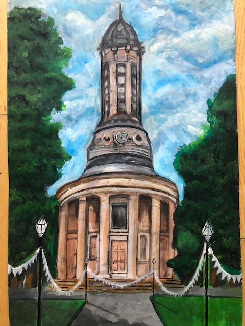 United Reform Church painting for Paul Halmshaw.#saltaire #saltsmill #Bradford #Bingley #Yorkshire #art #painting