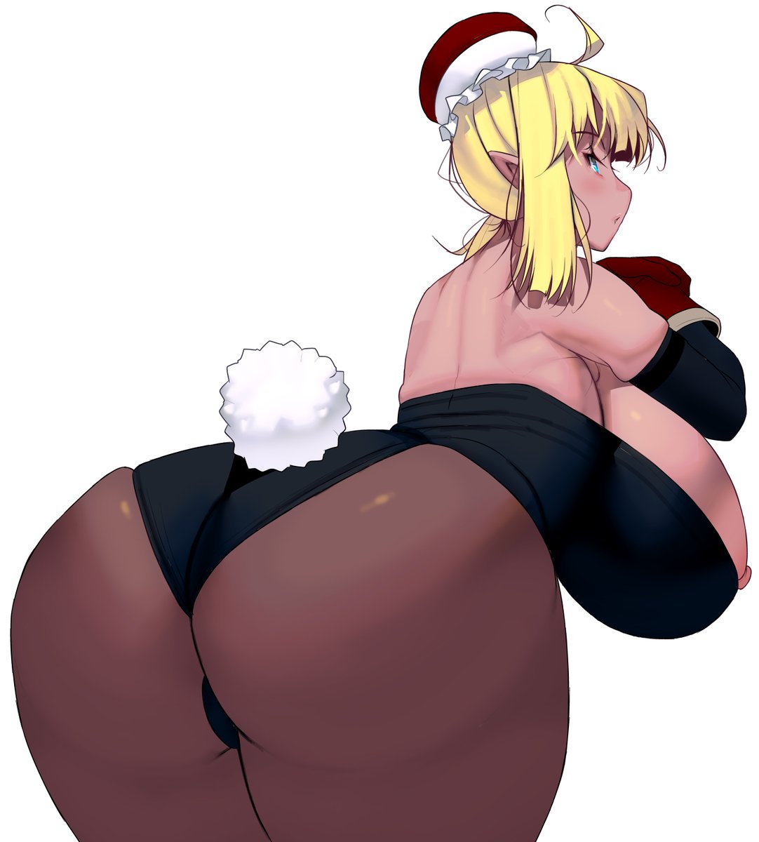 ダークエルフのお尻 