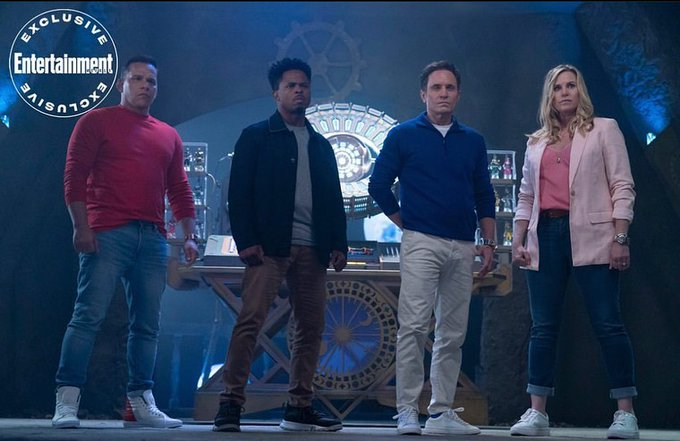 PPlaythrough's tweet photo. God We Are Stoked for this! #PowerRangers30 and Rocky's Vans are everything https://t.co/UALWggs8W4