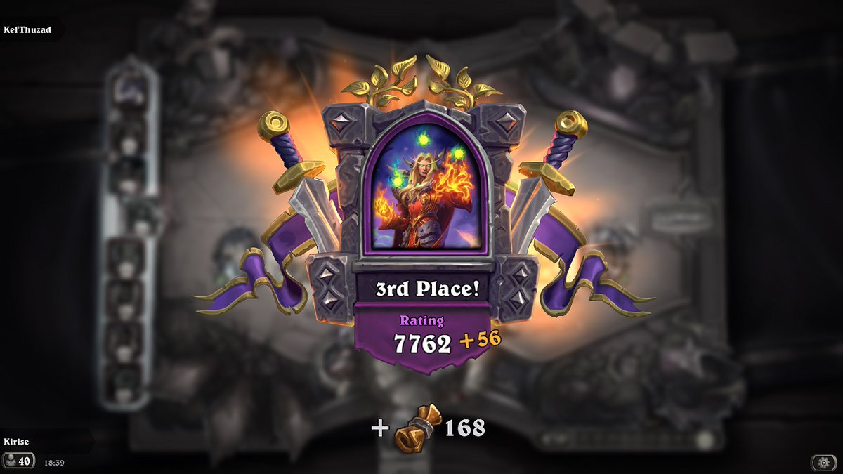 HeyRise's tweet photo. After peaking at 7762, I finished the #Hearthstone battlegrounds season at 7491 https://t.co/GaJPh2YtAu