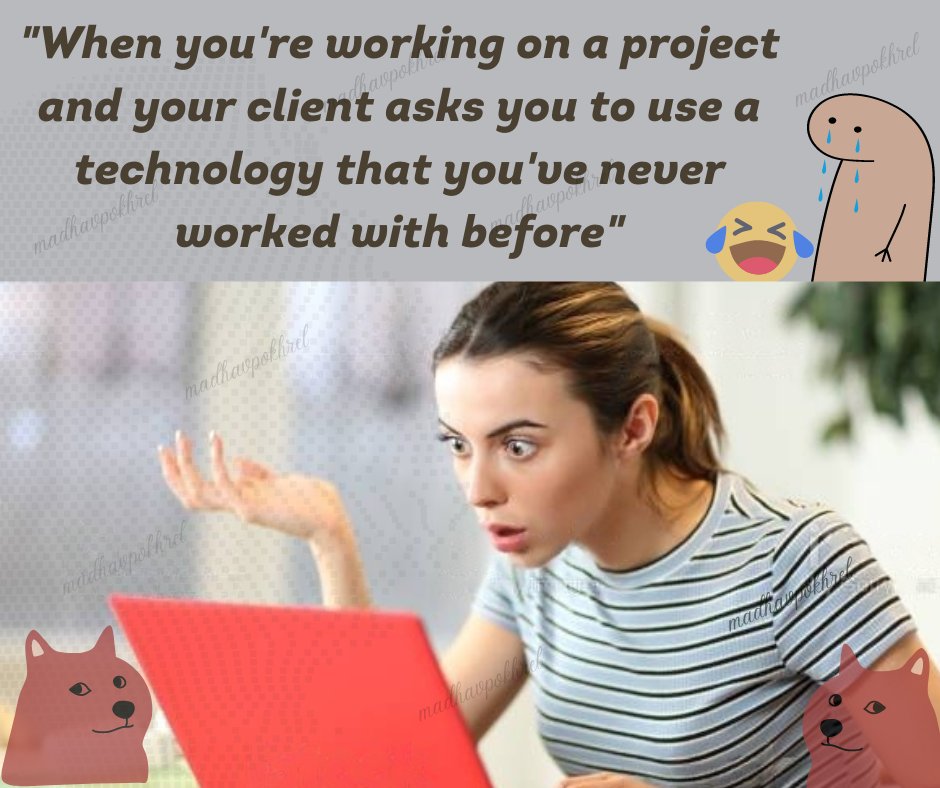 When your client asks for a website that loads 'really fast' but they want to include 10 high-resolution videos on the homepage
#webdesigner #freelancer #digitalmarkiting