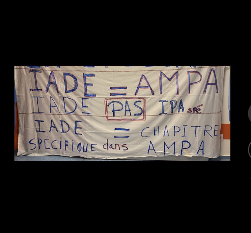 Les#IADE ne lâcheront JAMAIS !#AMPA#PratiqueAcancée#11000 IADE
#ChapitreSpécifiqueIADE. CONTINUER à MÉPRISER les revendications de tous les #IADE c’est RISQUER de NUIRE GRAVEMENT À LA SANTÉ des PATIENTS! ⁦<a href="/EmmanuelMacron/">Emmanuel Macron</a>⁩ ⁦<a href="/stephanie_rist/">Stéphanie RIST</a>⁩ ⁦<a href="/Elisabeth_Borne/">Élisabeth BORNE</a>⁩