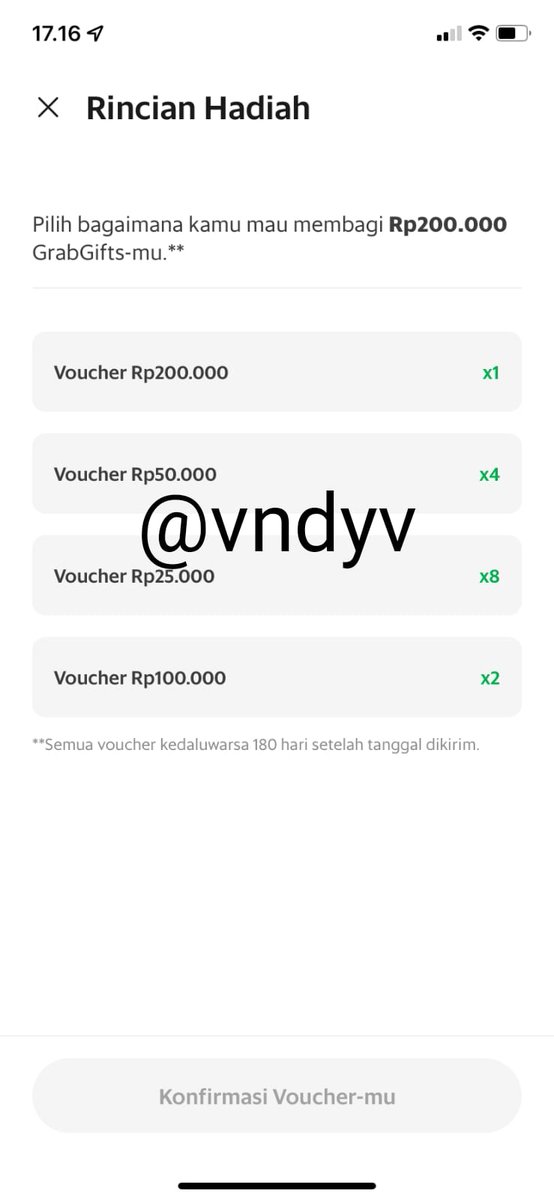 Vndyv's tweet photo. WTS VOC Grab
(Grabfood, grabmart, grabtransport)
Tanpa min pembelian

Voc 200k dijual 150k
Rekber boleh https://t.co/0StwBB0V8o