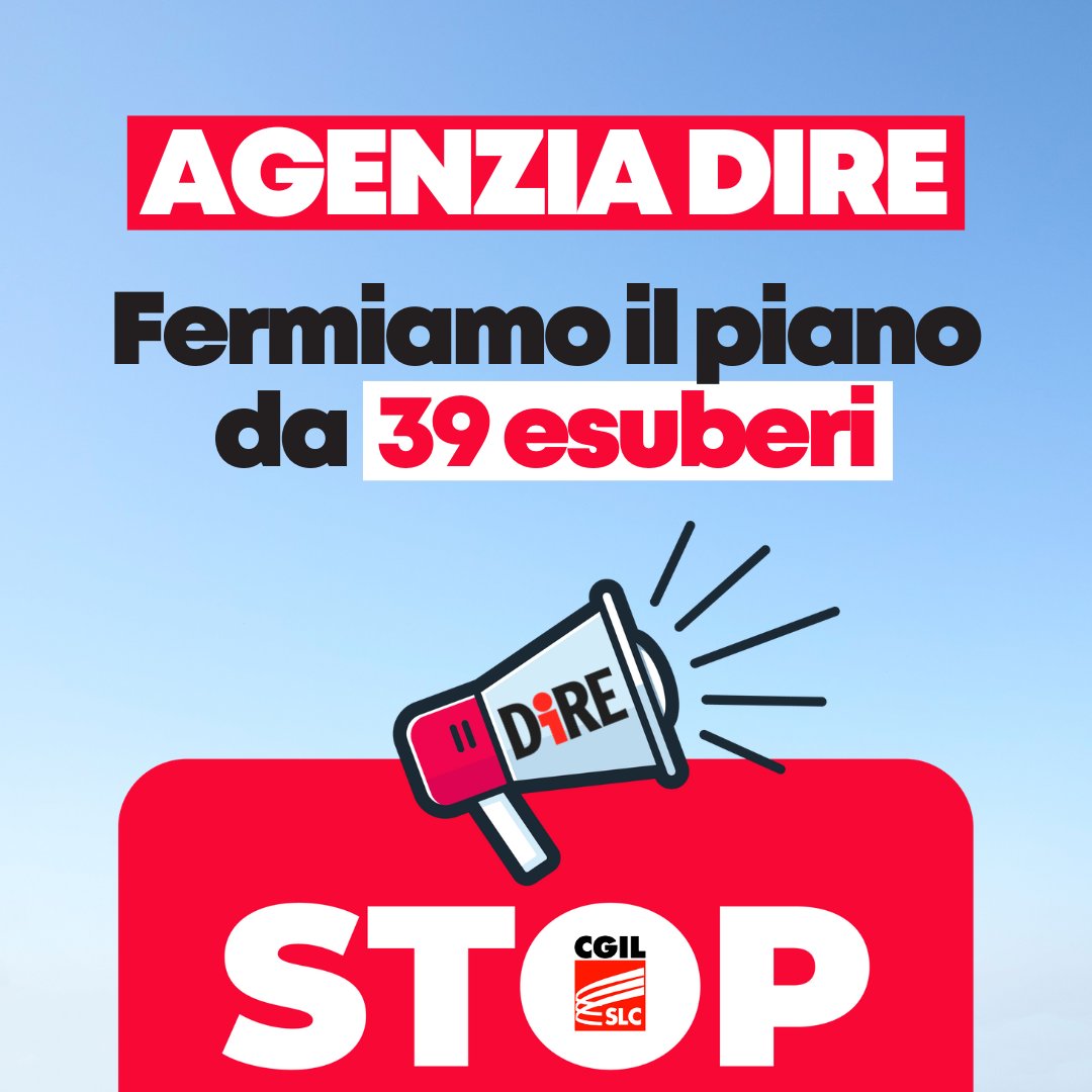 SlcCgil's tweet photo. 🟥 20 giornalisti e 19 grafici: tanti sono i lavoratori, e così distribuiti, che dovranno pagare le spese più ingenti del piano di riorganizzazione dell'agenzia di stampa @direpuntoit. La nostra lettera al sottosegretario @abarachini 👉 https://t.co/Bcu6Q4bzBV https://t.co/DtrJZWfs2X