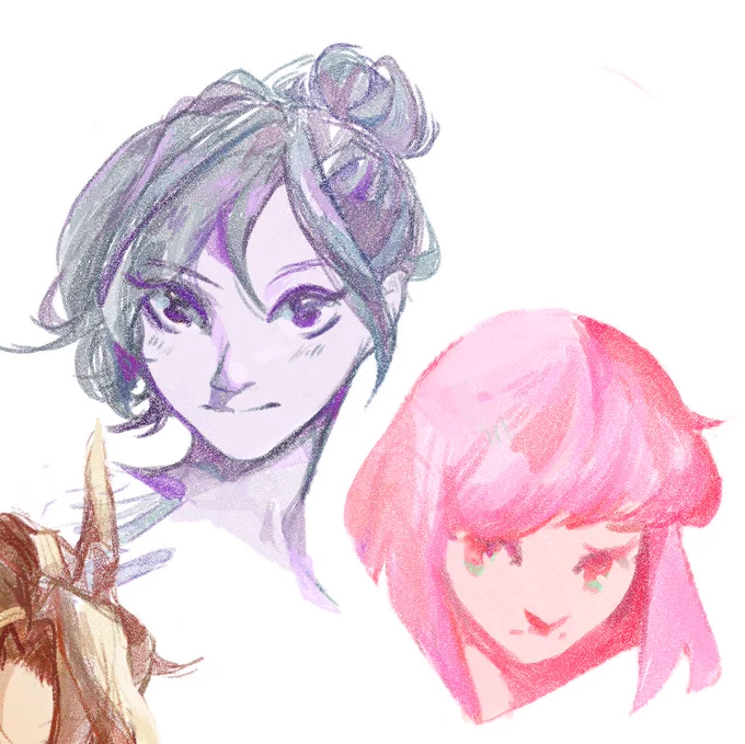 I'm blaming this on the fact that is my first time using photoshop (i also painted some other heads) 