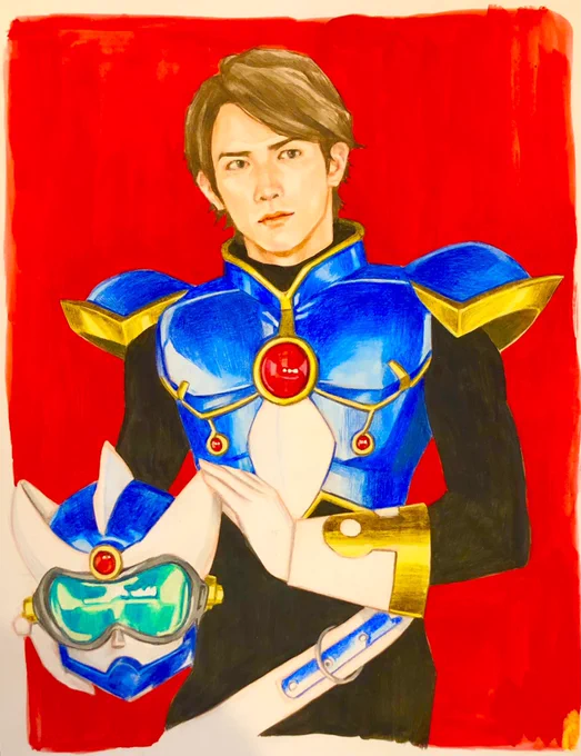 #絵を彩度100にすると超派手フィルタなしで調整も彩度だけ100にした。。。が、あまり変わらぬ? 