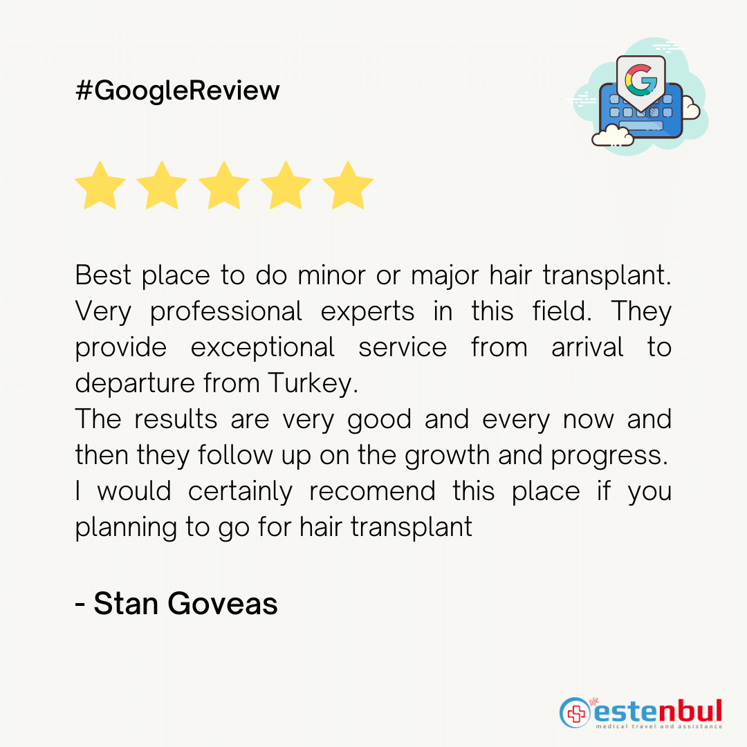 Hair Transplant Review from Our Patient  ⭐⭐⭐⭐⭐

estenbulhealth.com

#hairtransplantreview #hairtransplantturkey #hairtransplantistanbul