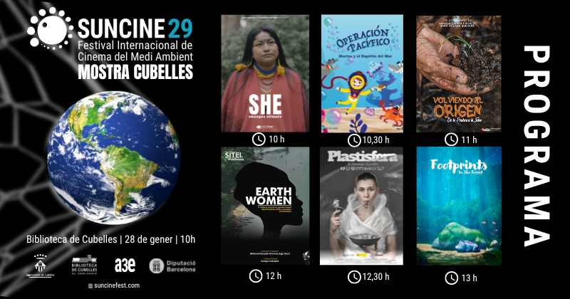 suncinefest's tweet photo. 🎥🌿 #MostraSUNCINE El 28 de gener a les 10h a la Biblioteca de Cubelles - Mn. Joan Avinyó celebrem el Dia Mundial de l'Educació Ambiental amb un Programa de produccions de la Selecció Oficial del 29è #SUNCINE.
#EducacioAmbiental #Cinema #Documentals #Animacions https://t.co/kvd9CSTqG7