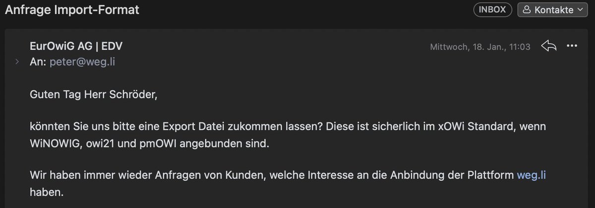weg_li's tweet photo. EurOwiG nimmt Kontakt auf weil die Bezirke immer öfter nach einer https://t.co/EA7lo23MDc Anbindung fragen! 🤩 https://t.co/llVPmUUFPP