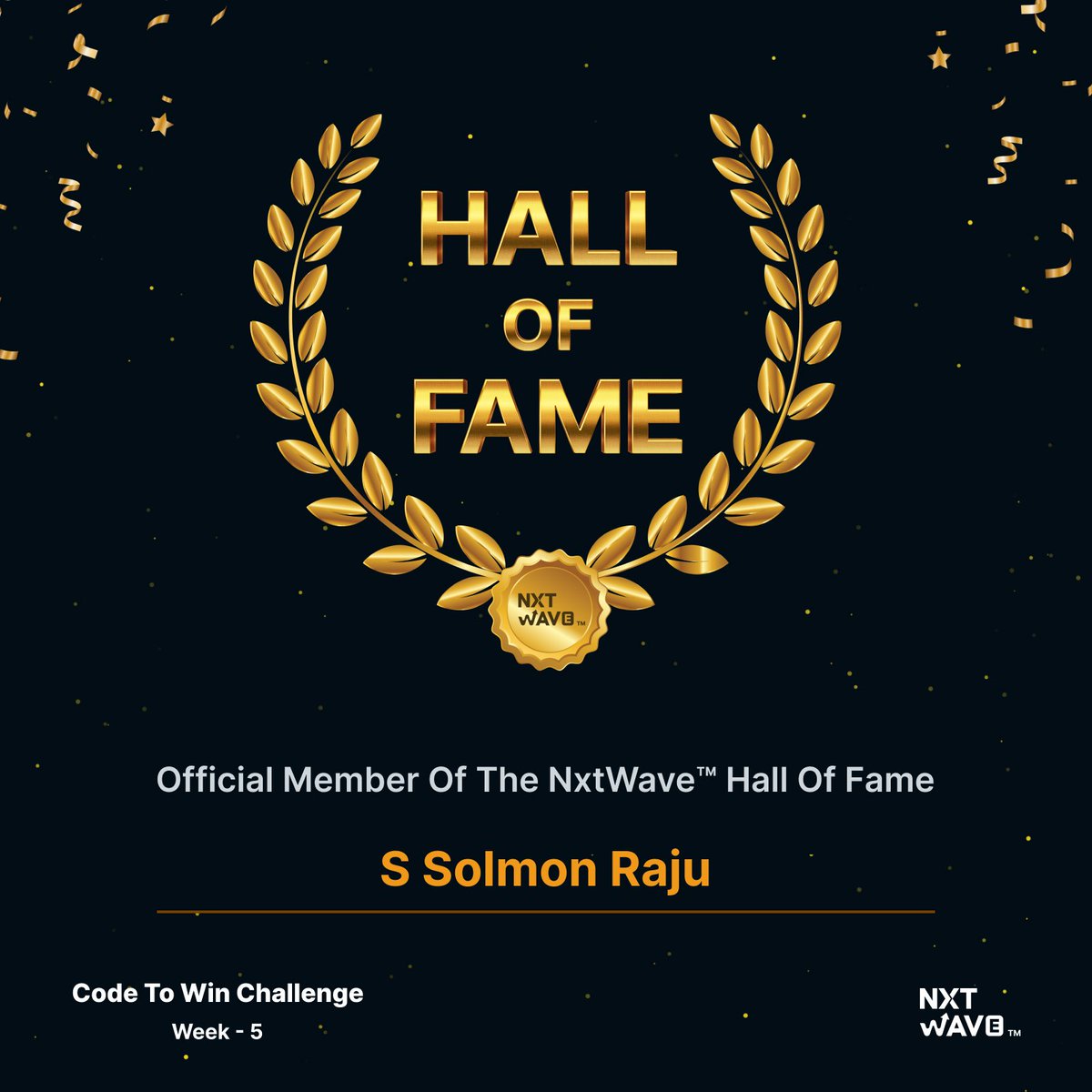 Solmonraju1001's tweet image. #ccbp
#nxtwave #codetowinchallenge 
#halloffame