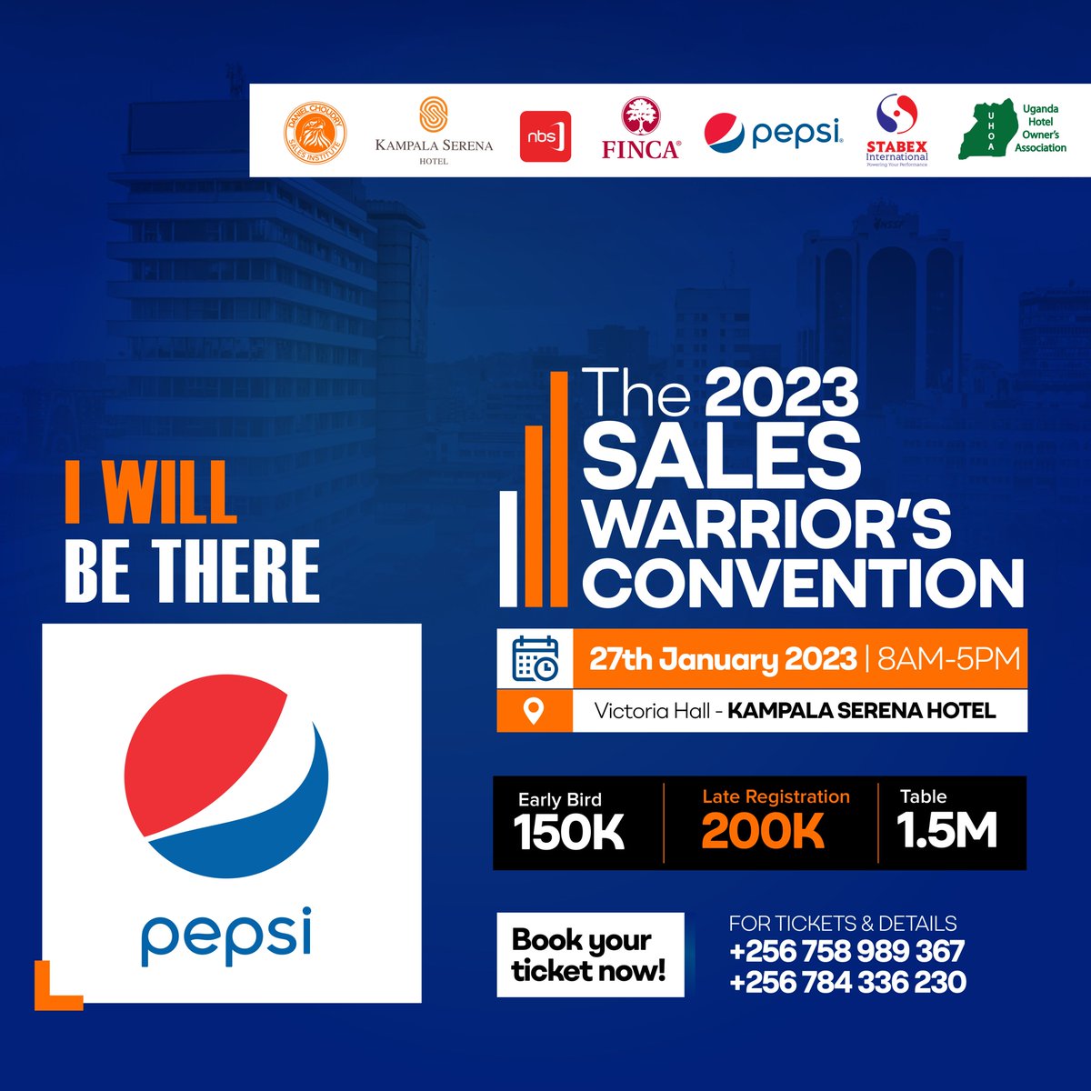 dcsales_inst's tweet photo. Network with sales professionals from all over Africa and learn practical ways to transform your career only at #SAWACON23.
Book your #SAWACON23 ticket now.
#LetsSaleEveryThing #DCSalesinstitute #kampalaserena #nbsupdates #Jan27th2023 https://t.co/lKARks0WGx