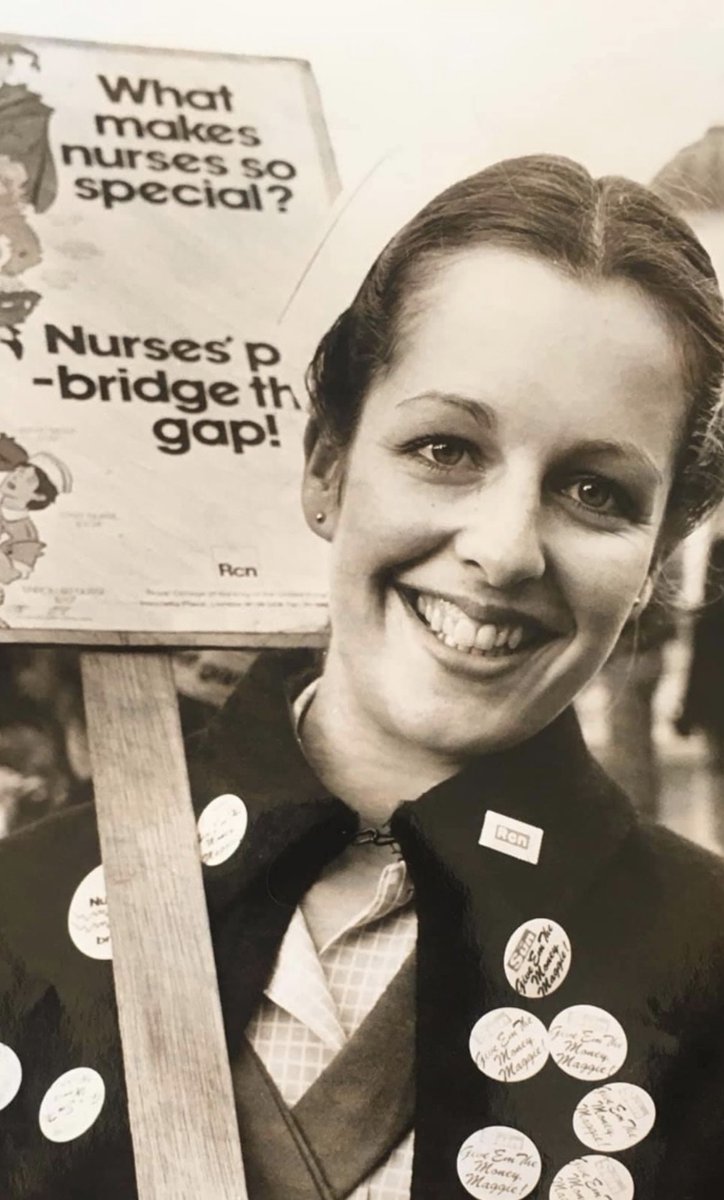 towertalk's tweet photo. What a sad day. 41 years later and we’re still asking for fair pay and safe staffing levels. #FairPayforNursing @theRCN #NursesStrike #EnoughlsEnough #OurNHS #RCNStrike https://t.co/jzCIlQXbrc