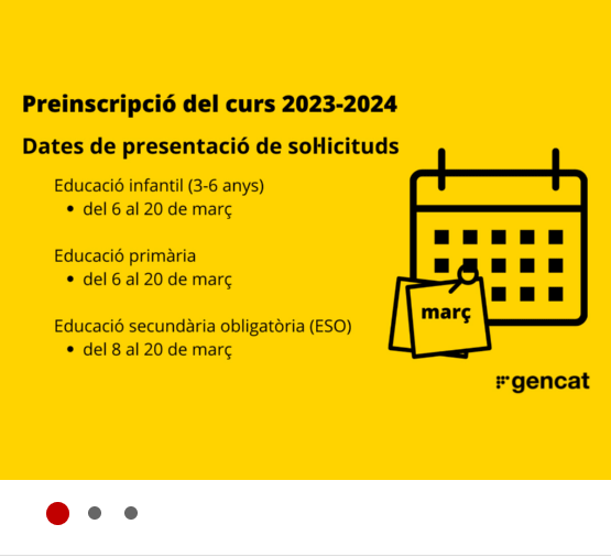 Dates de #Preinscripció per infantil i primària 23-24
preinscripcio.gencat.cat/ca/detalls/not…