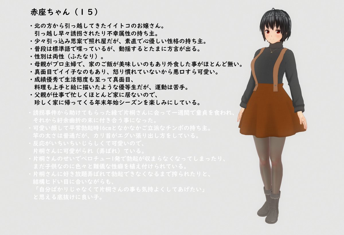 angrygm2033's tweet photo. うちのこのざっくり設定まとめたヤツを作りました！
（赤座ちゃんの画像が間違ってたので張り直しました） https://t.co/YBcQn1hNNQ