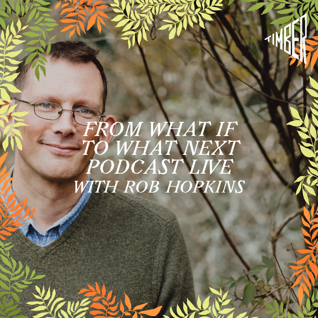 Writer and Transition Movement founder, @robintransition, is joining us to record a live episode of his podcast, From What If to What Next, at Timber '23! 🎙️ 
Read more >> timberfestival.org.uk/programme-temp…

#RobHopkins #TransitionMovement