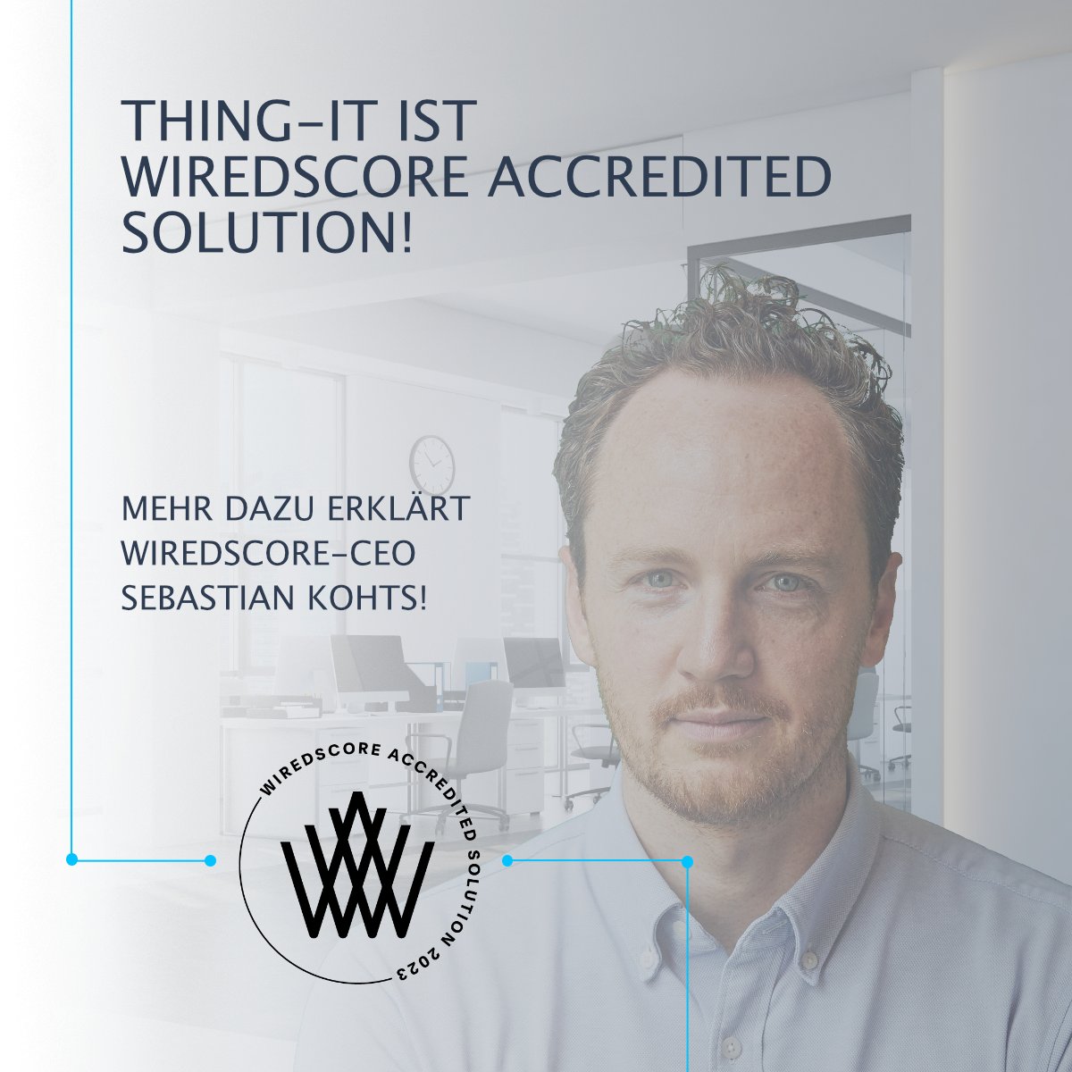 Happy to be Wiredscore Accredited Solution!
#smartbuilding #smartscore #realestate #office