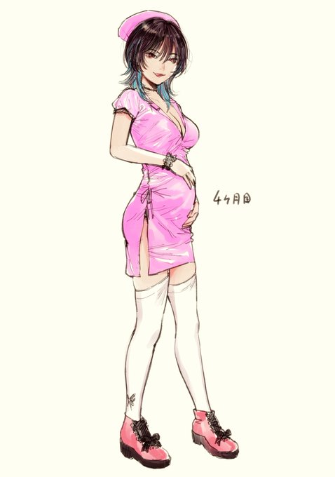 ウルフカットで妊娠四か月めのフェラチオ外来で働くナースさんは好きですか? 